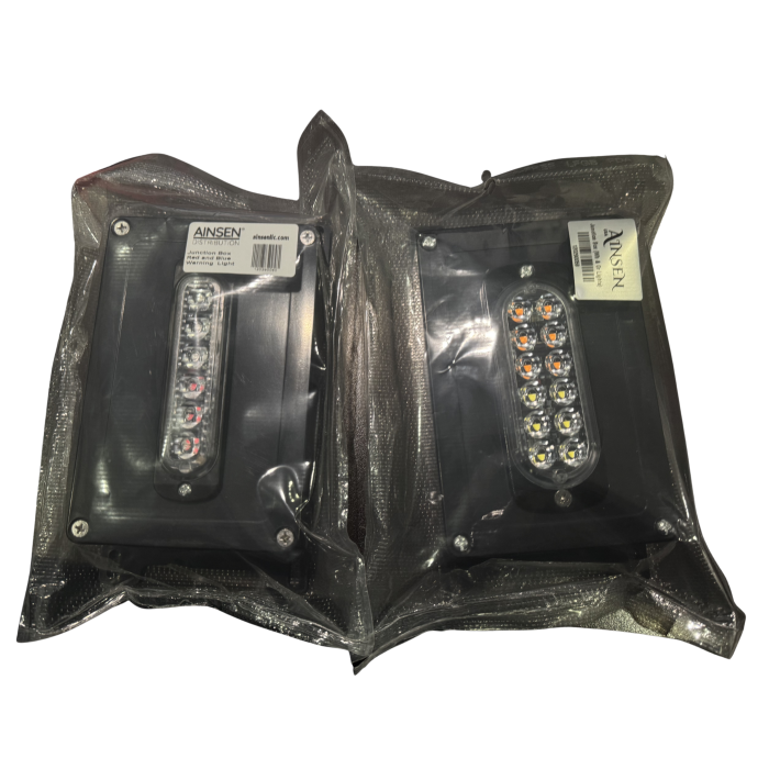 Black Junction Box  Warning Lights